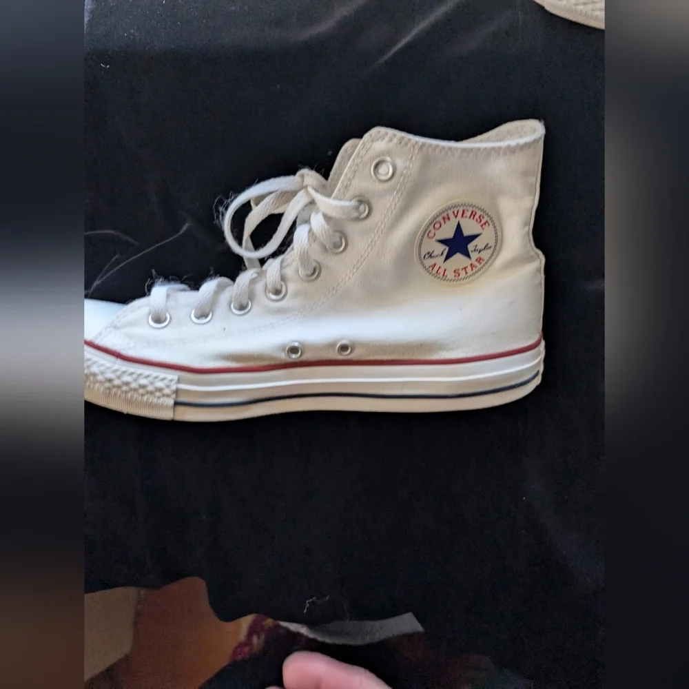 Converse Off-White High-Top Sneakers - Picture 2 of 6